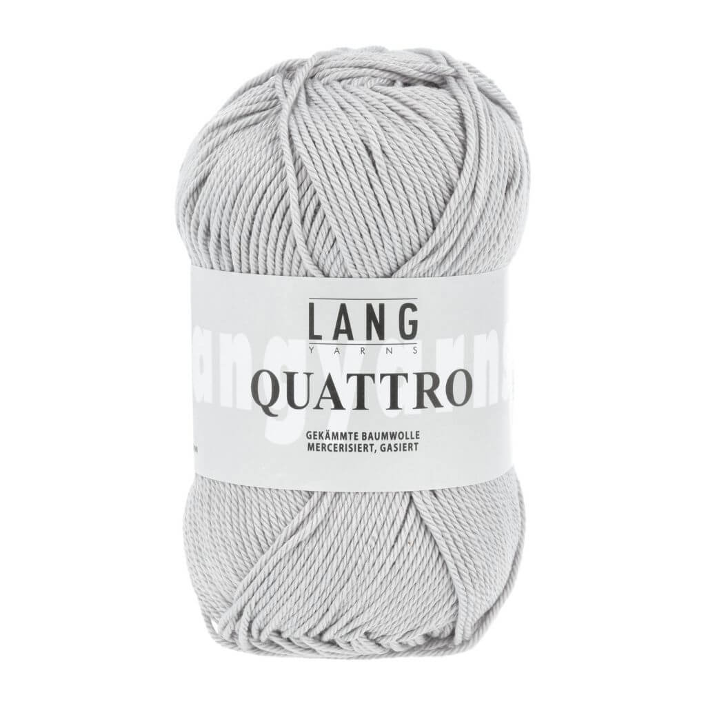 Lang Yarns Quattro, Farbe 24 Grau – Baumwolle bei Lieblingsgarn