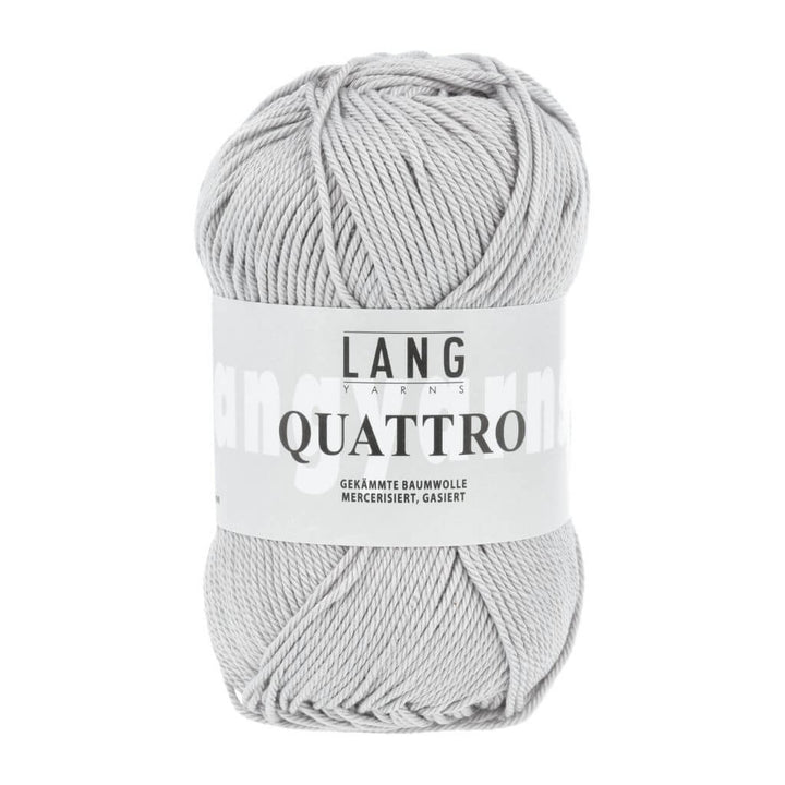Lang Yarns Quattro, Farbe 24 Grau – Baumwolle bei Lieblingsgarn
