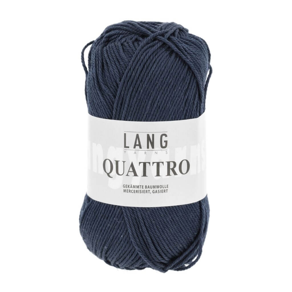 Lang Yarns Quattro, Farbe 25 Navy – Baumwolle bei Lieblingsgarn