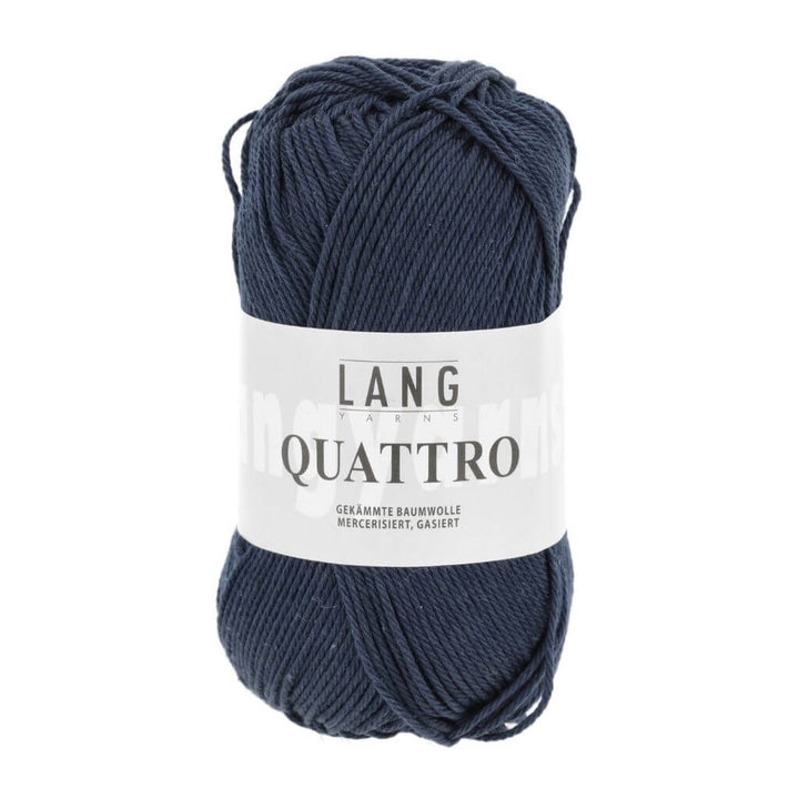 Lang Yarns Quattro, Farbe 25 Navy – Baumwolle bei Lieblingsgarn