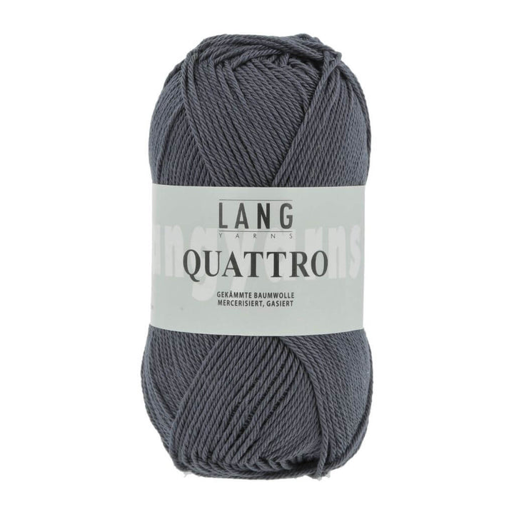 Lang Yarns Quattro, Farbe 70 Anthrazit – Baumwolle bei Lieblingsgarn