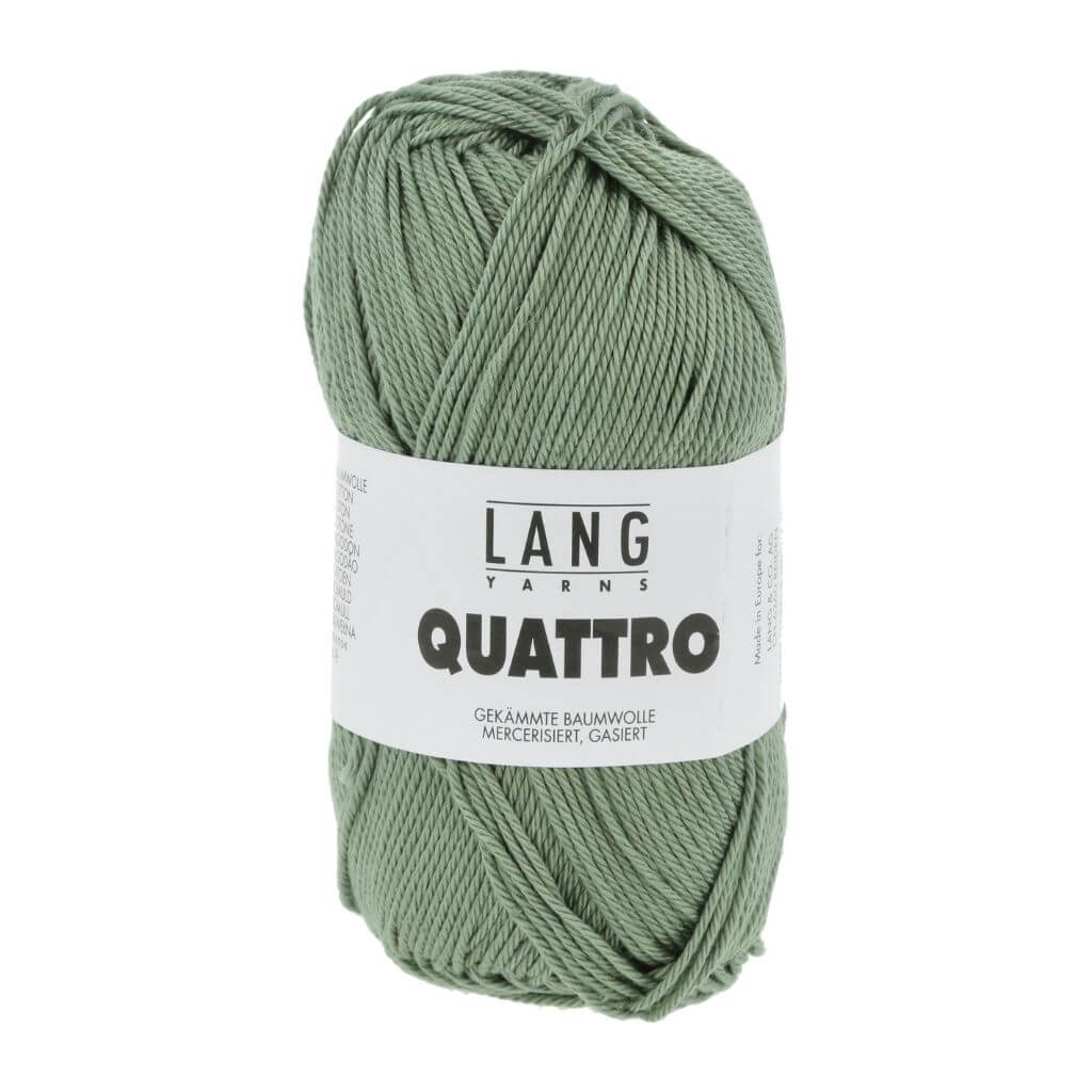 Lang Yarns Quattro, Farbe 92 salbei – Baumwolle bei Lieblingsgarn