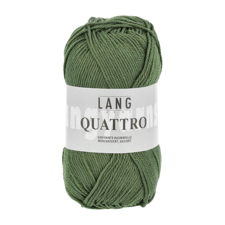 Lang Yarns Quattro, Farbe 97 Olive – Baumwolle bei Lieblingsgarn