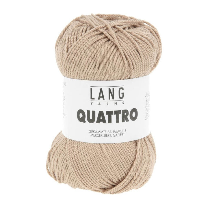 Lang Yarns Quattro, Farbe 126 Sand – Baumwolle bei Lieblingsgarn