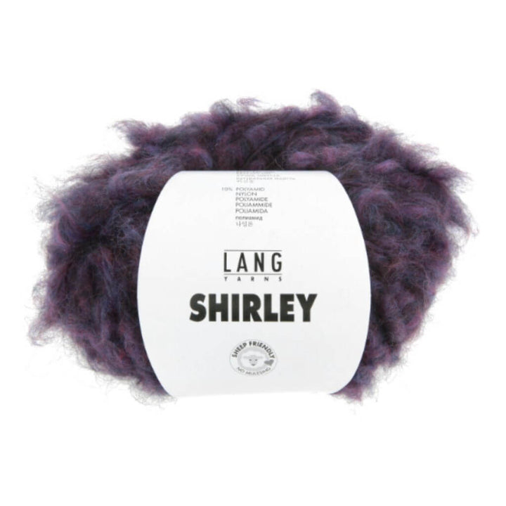 Lang Yarns Shirley, Farbe 090 Dunkelviolett – Alpaka, Merino und Synthetik bei Lieblingsgarn