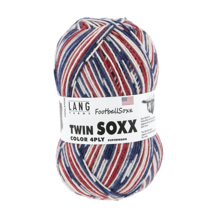 Lang Yarns 603 - Rot/Weiss/Blau 1158 Usa Lang Yarns Twin Soxx 4-Fach bei bei bei bei Lieblingsgarn