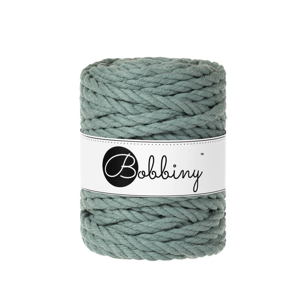 Bobbiny Makramee Garn 9 mm x 30 m gedreht, Farbe Laurel – Baumwolle bei Lieblingsgarn