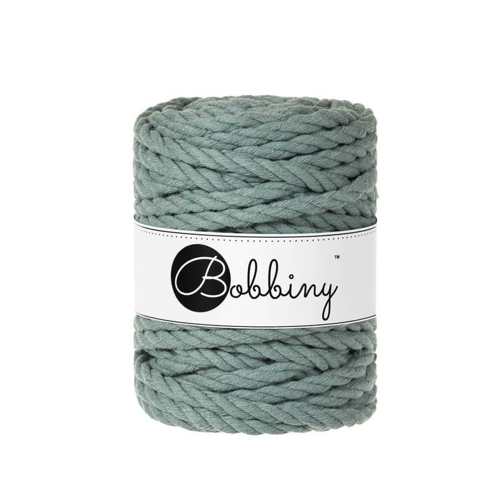 Bobbiny Makramee Garn 9 mm x 30 m gedreht, Farbe Laurel – Baumwolle bei Lieblingsgarn