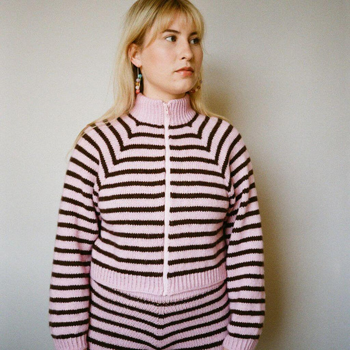 Lesfillesducoeur Pattern Strickjacke Lotta Zipper Strickanleitung - Lesfillesducoeur (PDF) bei bei bei bei Lieblingsgarn