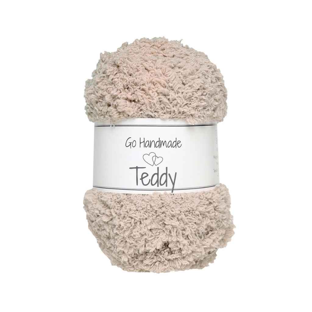 Go Handmade Yarn Teddy, Farbe Light Brown – Synthetik bei Lieblingsgarn