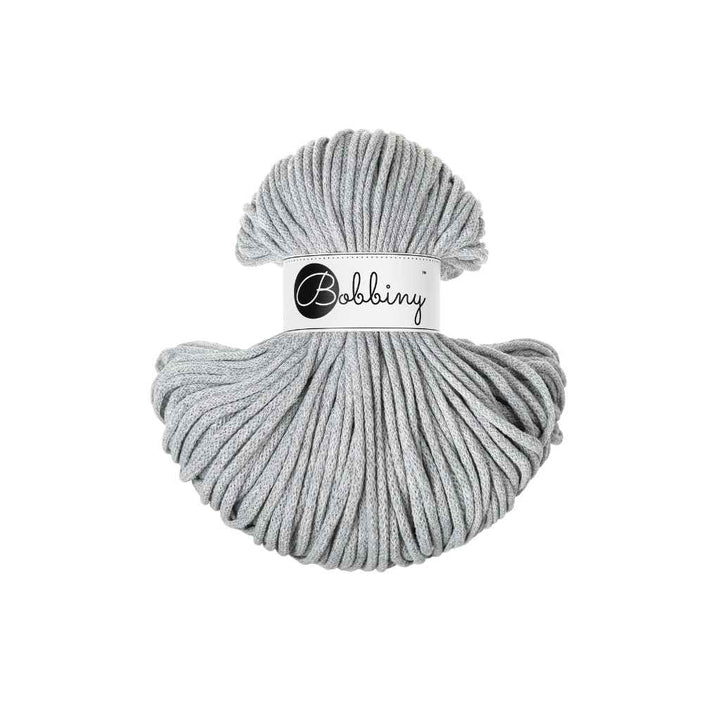 Bobbiny Classic Kordel 4mm x 100m, Farbe Light Grey bei Lieblingsgarn
