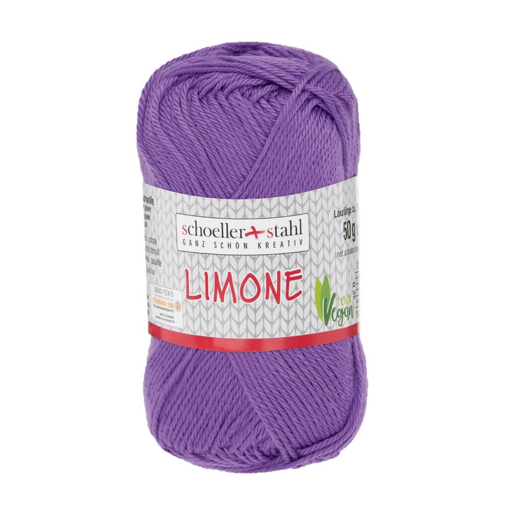 Schoeller + Stahl 135 - Lila Schoeller + Stahl Limone 50g - Baumwollgarn Lieblingsgarn