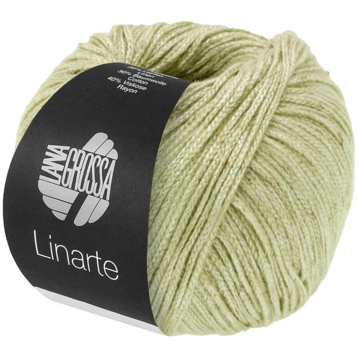 Lana Grossa Linarte, Farbe 336 Limette – Baumwolle, Leinen und Polyamid bei Lieblingsgarn