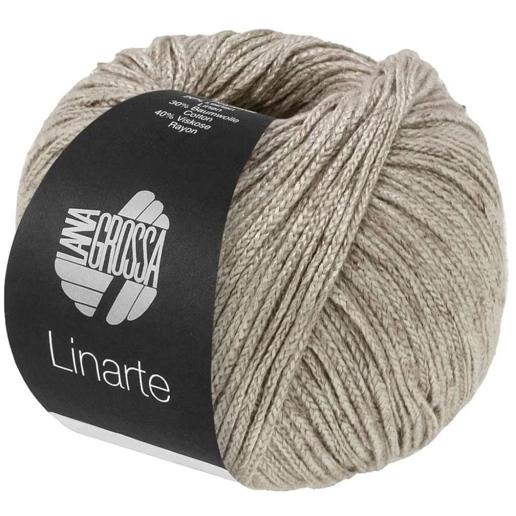 Lana Grossa Linarte, Farbe 341 Leinengrau – Baumwolle, Leinen und Polyamid bei Lieblingsgarn