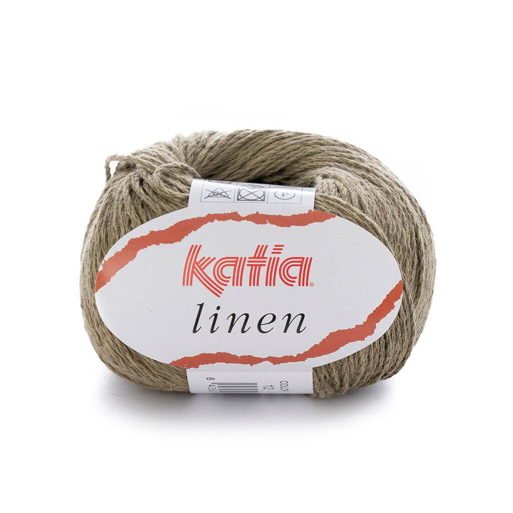 Katia 12 - Khaki Katia Linen bei bei bei bei Lieblingsgarn