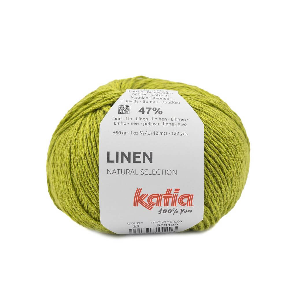 Katia 32 - Pistaziengrün Katia Linen bei bei bei bei Lieblingsgarn