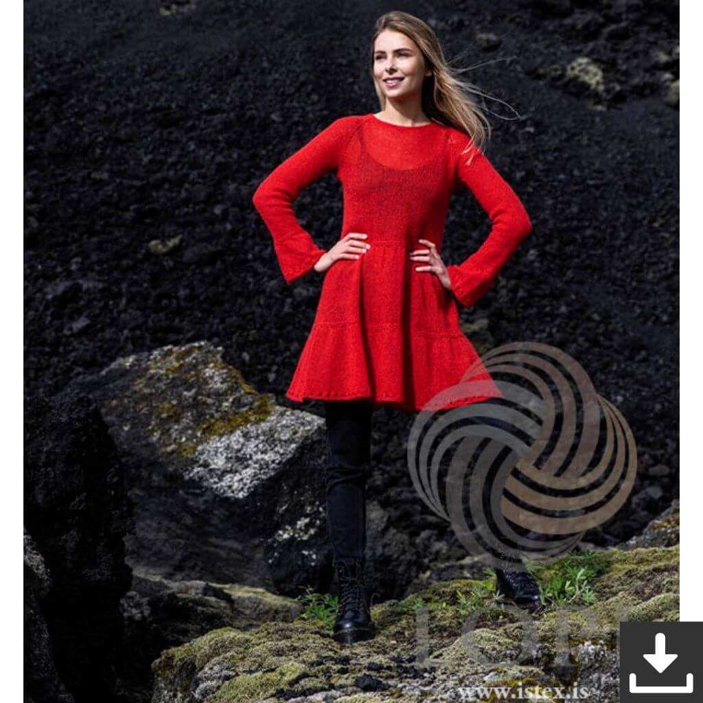 Lopi Pattern Kleid Frí Strickanleitung - Lopi (PDF) bei bei bei bei Lieblingsgarn
