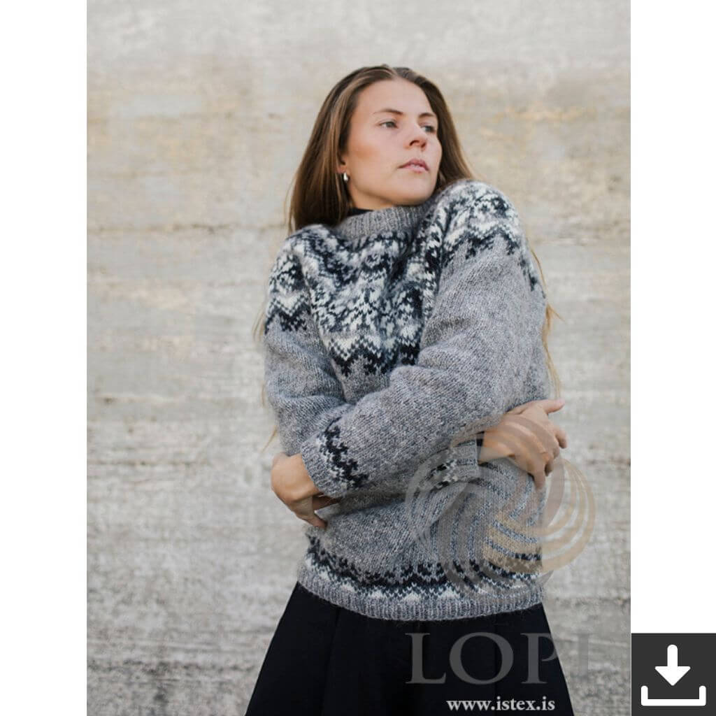 Lopi Pattern Pullover Fræ Strickanleitung - Lopi (PDF) bei bei bei bei Lieblingsgarn