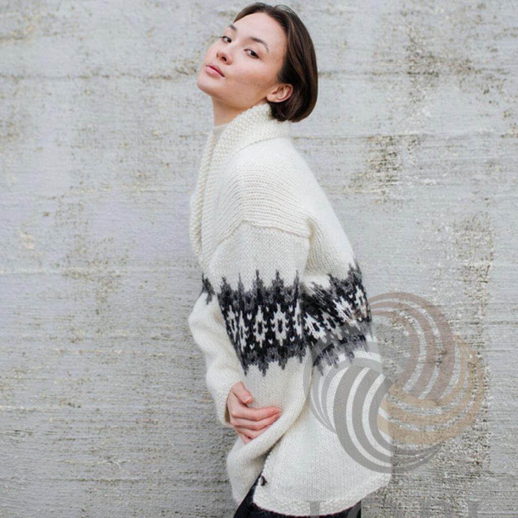 Lopi Pattern Strickmantel Frænka Strickanleitung - Lopi (PDF) bei bei bei bei Lieblingsgarn