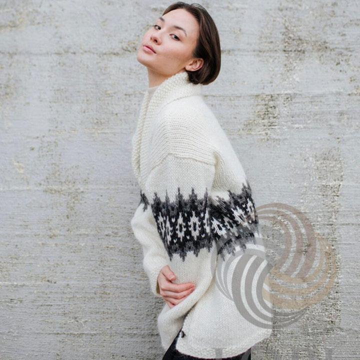 Lopi Pattern Strickmantel Frænka Strickanleitung - Lopi (PDF) bei bei bei bei Lieblingsgarn