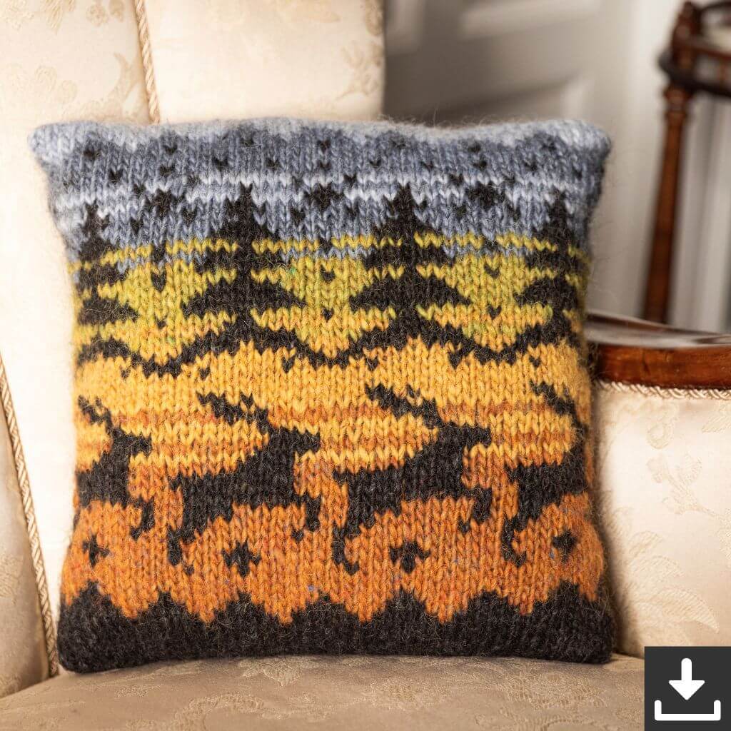 Lopi Pattern Kissen Hjörð Strickanleitung - Lopi (PDF) bei bei bei bei Lieblingsgarn