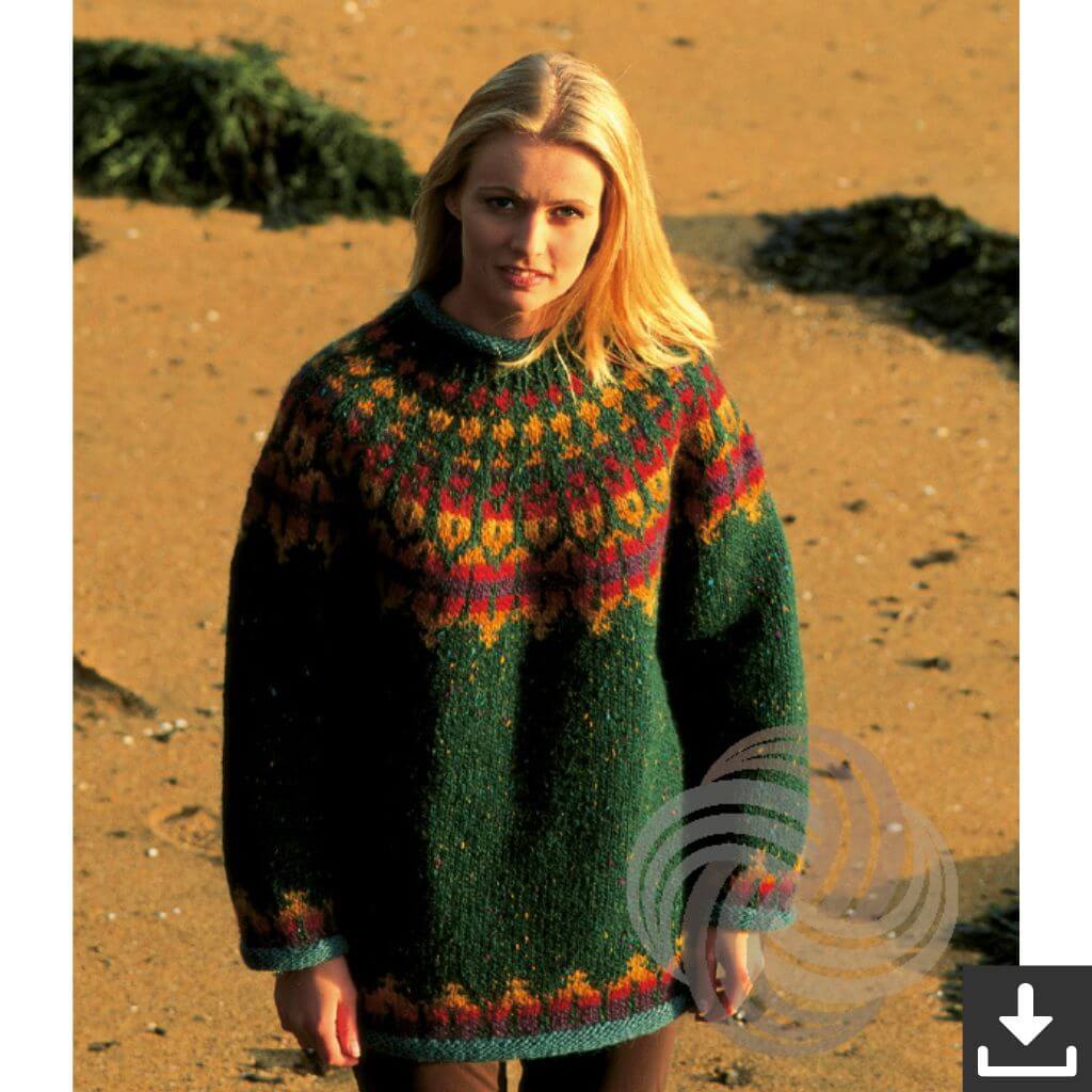 Lopi Pattern Pullover Rundpasse Strickanleitung - Lopi (PDF) bei bei bei bei Lieblingsgarn
