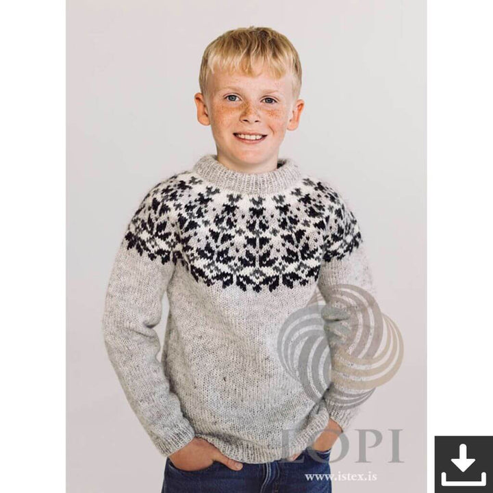 Lopi Pattern Pullover Kinder Stjörnuljós Strickanleitung - Lopi (PDF) bei bei bei bei Lieblingsgarn
