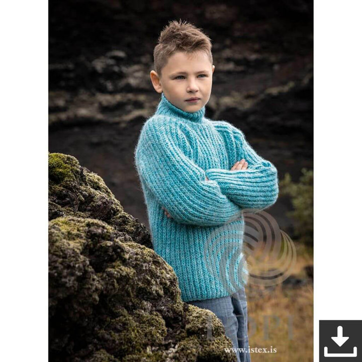 Lopi Pattern Pullover Kinder Tími Strickanleitung - Lopi (PDF) bei bei bei bei Lieblingsgarn