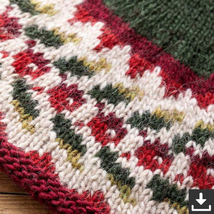 Lopi Pattern Weihnachtsteppich Trönuber Strickanleitung - Lopi (PDF) bei bei bei bei Lieblingsgarn