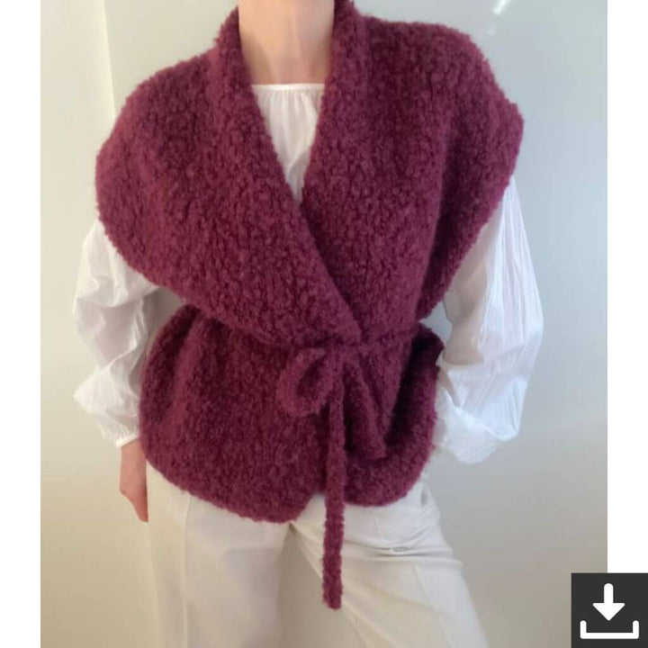 Lotilda Pattern Fluffy Marta Weste Strickanleitung - Lotilda (PDF) bei bei bei bei Lieblingsgarn