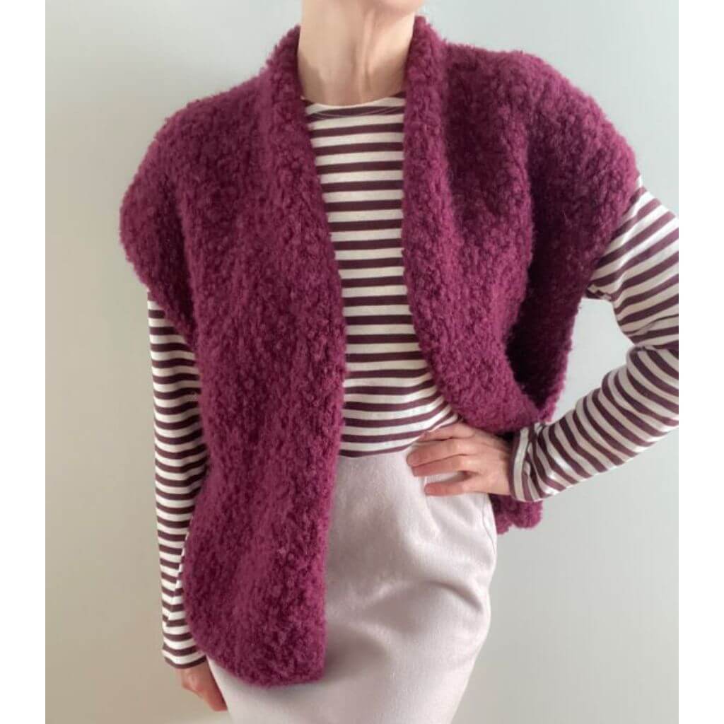 Lotilda Pattern Fluffy Marta Weste Strickanleitung - Lotilda (PDF) bei bei bei bei Lieblingsgarn