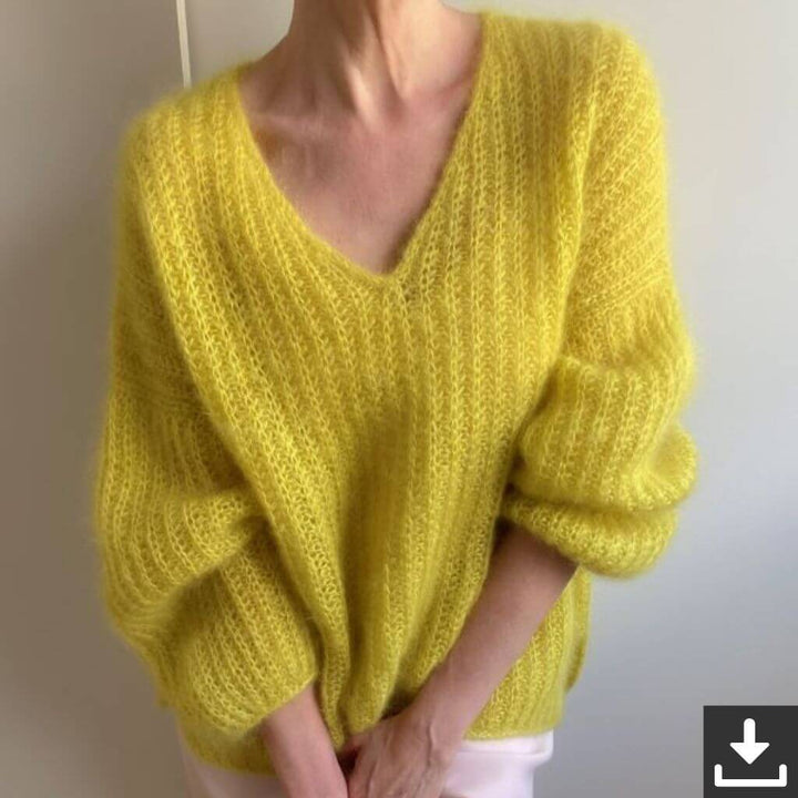 Lotilda Pattern Pullunder/Pullover Juna V-Neck Strickanleitung - Lotilda (PDF) bei bei bei bei Lieblingsgarn