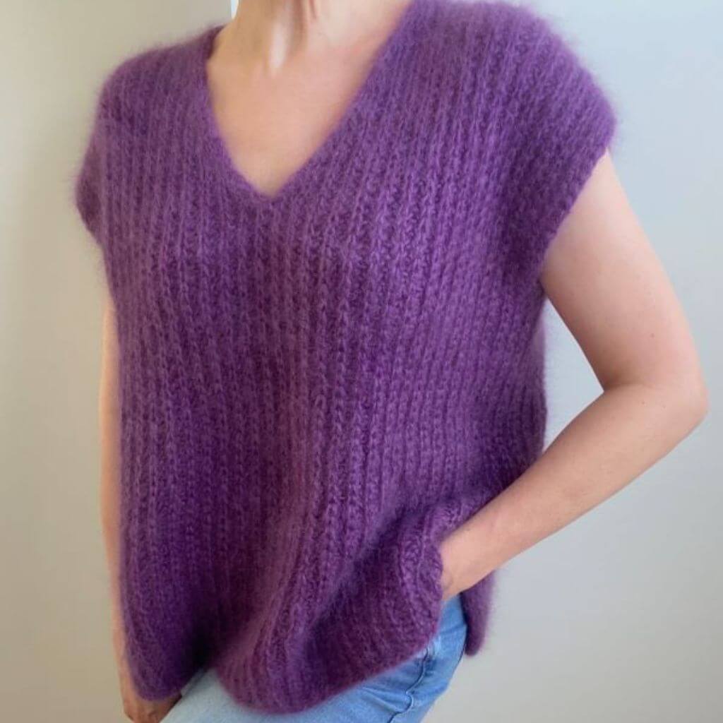 Lotilda Pattern Pullunder/Pullover Juna V-Neck Strickanleitung - Lotilda (PDF) bei bei bei bei Lieblingsgarn