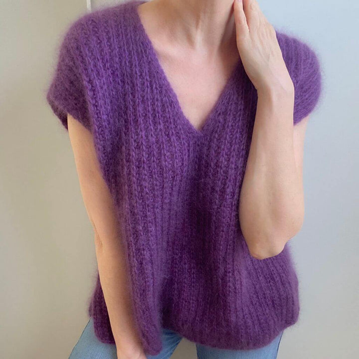 Lotilda Pattern Pullunder/Pullover Juna V-Neck Strickanleitung - Lotilda (PDF) bei bei bei bei Lieblingsgarn