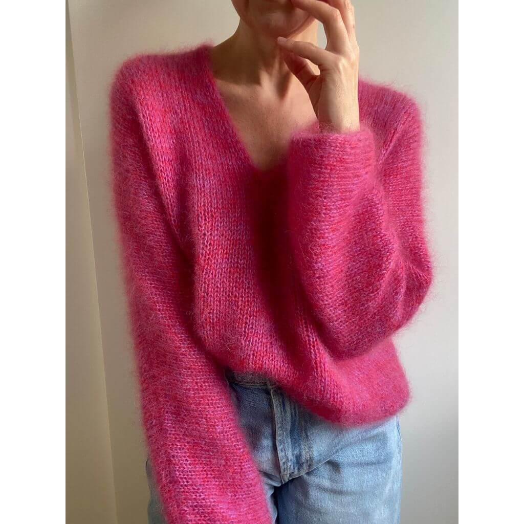 Lotilda Pattern Kim V-Neck Jumper Strickanleitung - Lotilda (PDF) bei bei bei bei bei bei bei bei Lieblingsgarn