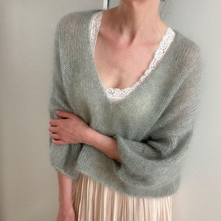 Lotilda Pattern Marta V-Ausschnitt Pullover Strickanleitung - Lotilda (PDF) bei bei bei bei Lieblingsgarn
