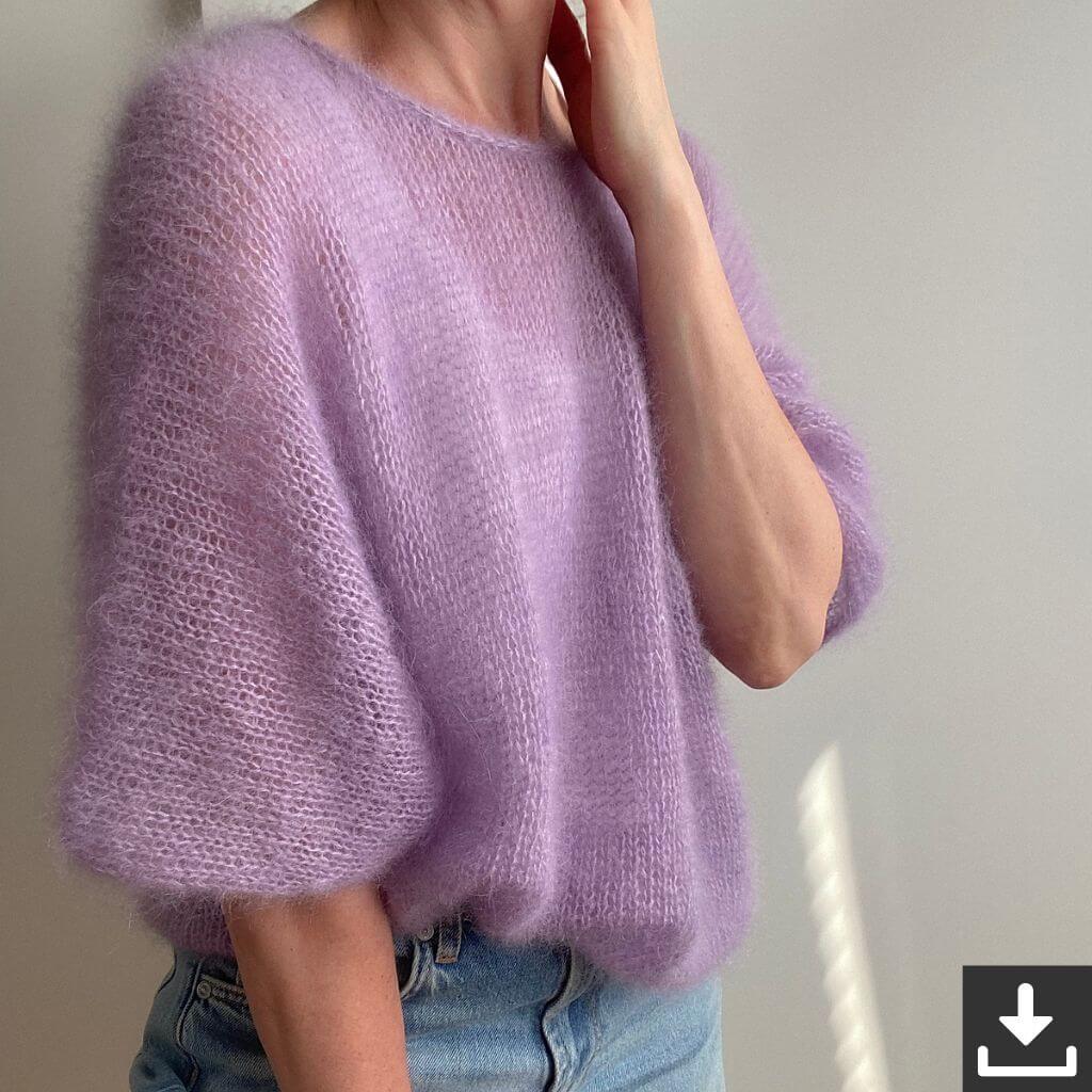 Lotilda Pattern Mika Summer V-Shirt Strickanleitung - Lotilda (PDF) bei bei bei bei Lieblingsgarn