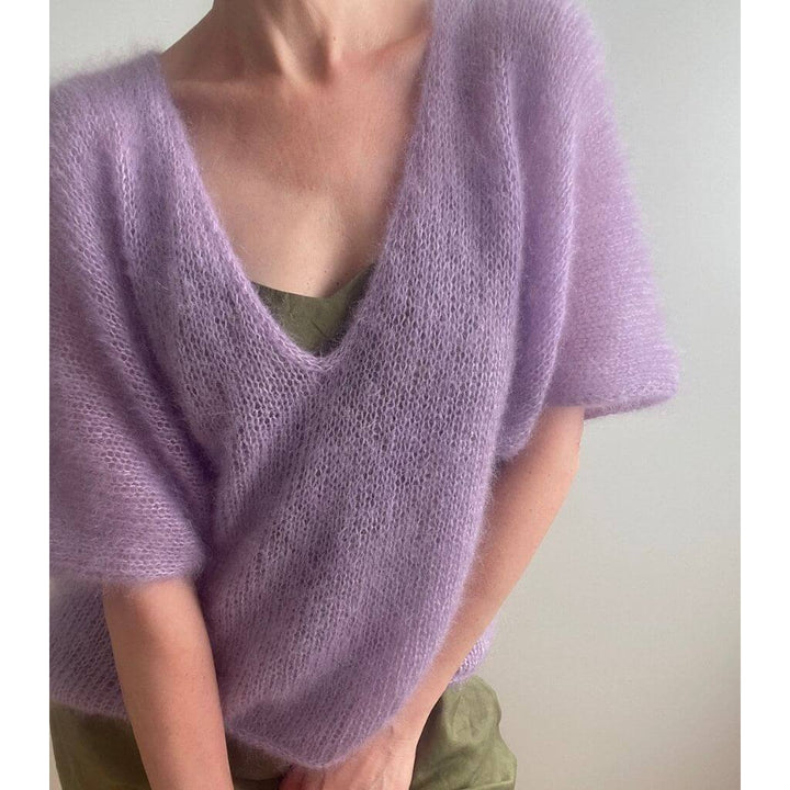 Lotilda Pattern Mika Summer V-Shirt Strickanleitung - Lotilda (PDF) bei bei bei bei Lieblingsgarn