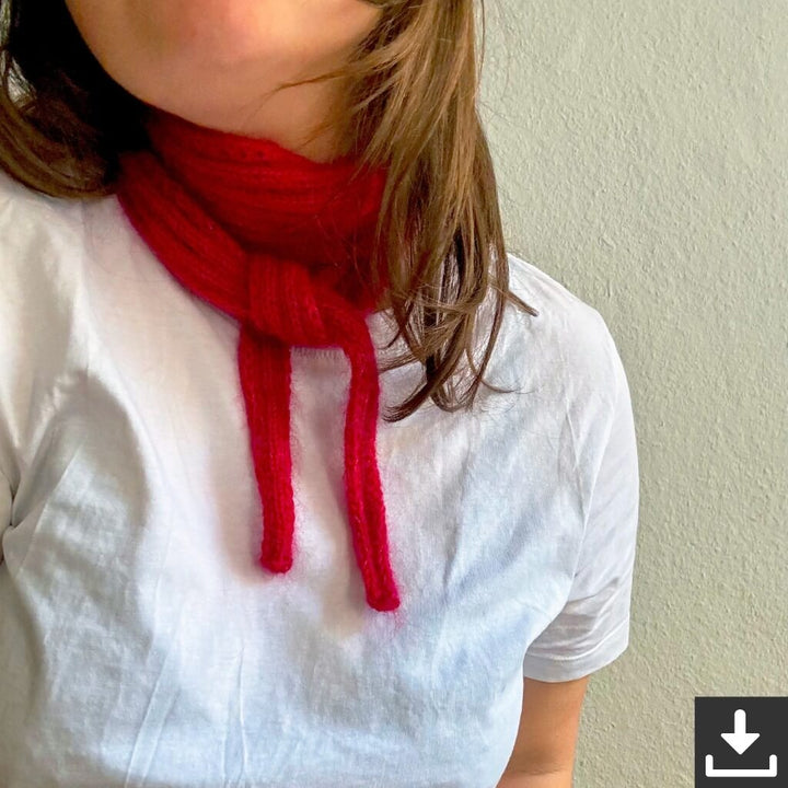 wemadewardrobe Schal Lotta Scarf Light Strickanleitung - wemadewardrobe (PDF) bei bei bei bei Lieblingsgarn