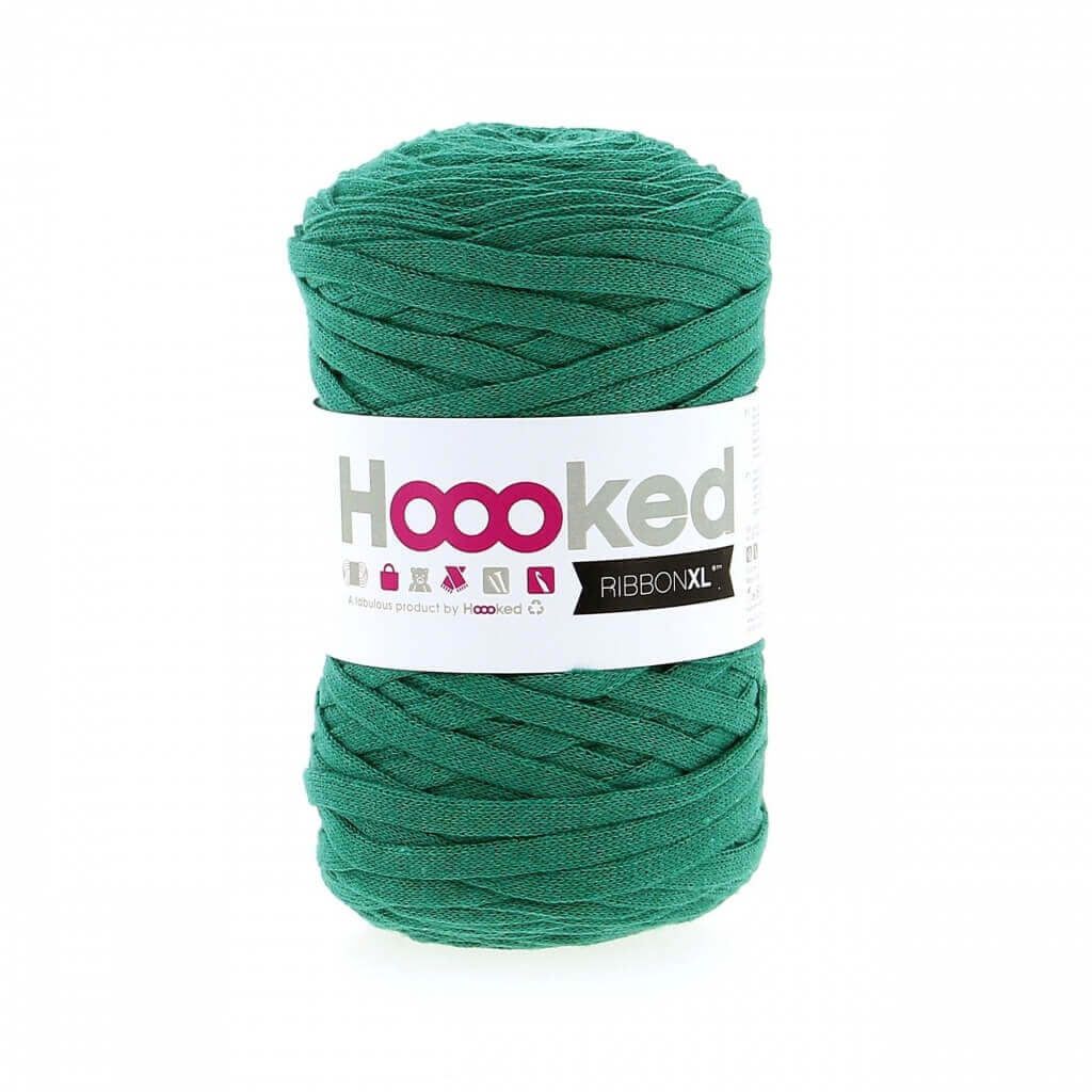 Hoooked RibbonXL, Farbe Lush Green – Baumwolle bei Lieblingsgarn