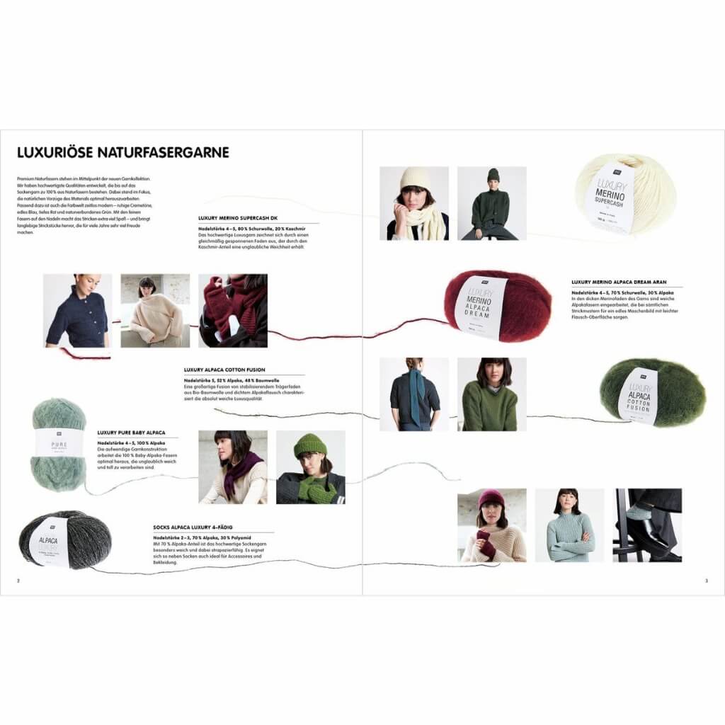 Rico Design Luxury Knits - Premium Natural Fibres bei bei bei bei Lieblingsgarn