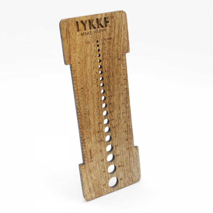 Lykke Needles Lykke Nadelmaß, Farbe Mangoholz – Holz bei Lieblingsgarn