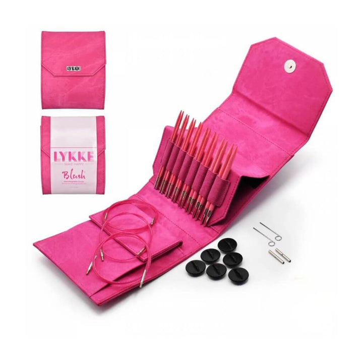 Lykke Needles Lykke Nadelspitzen-Set Blush Fuchsia bei bei bei bei Lieblingsgarn