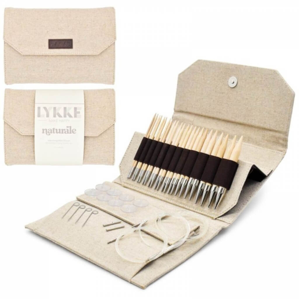 Lykke Needles Lykke Nadelspitzen-Set Naturale Beige bei bei bei bei bei bei bei Lieblingsgarn