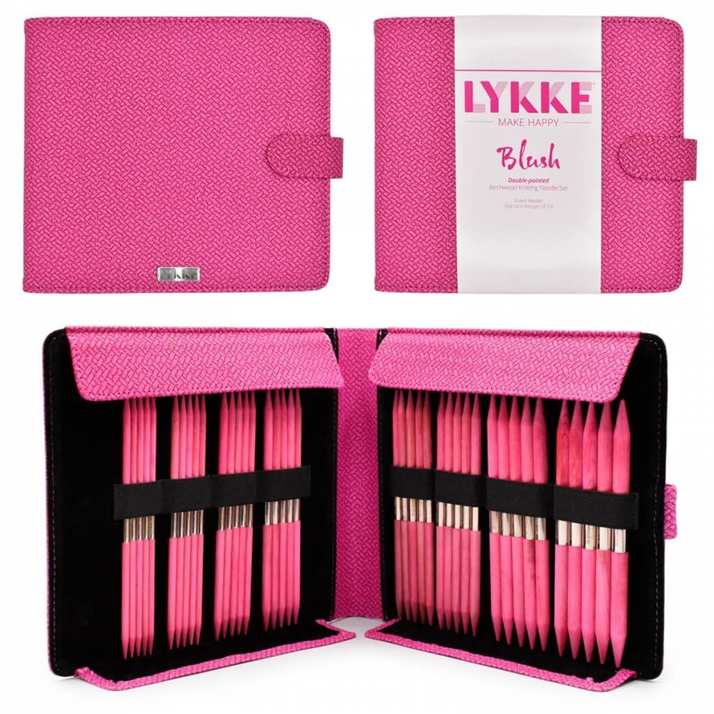 Lykke Needles Lykke Nadelspiel Set Holz Blush bei bei bei bei Lieblingsgarn