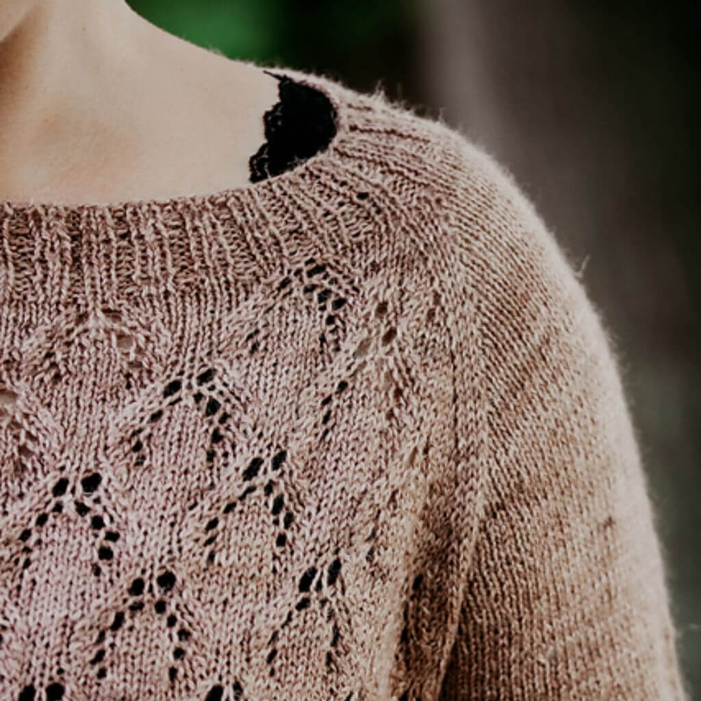 Inga Mallwitz Leichter Sommerpullover Lysande Tee Strickanleitung - Appelbanne Design (PFD) bei bei bei bei bei Lieblingsgarn