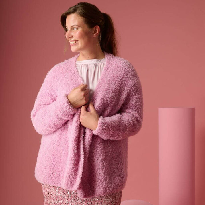 Cardigan offene Front Ripprand Strickanleitung - Lana Grossa (Heft)