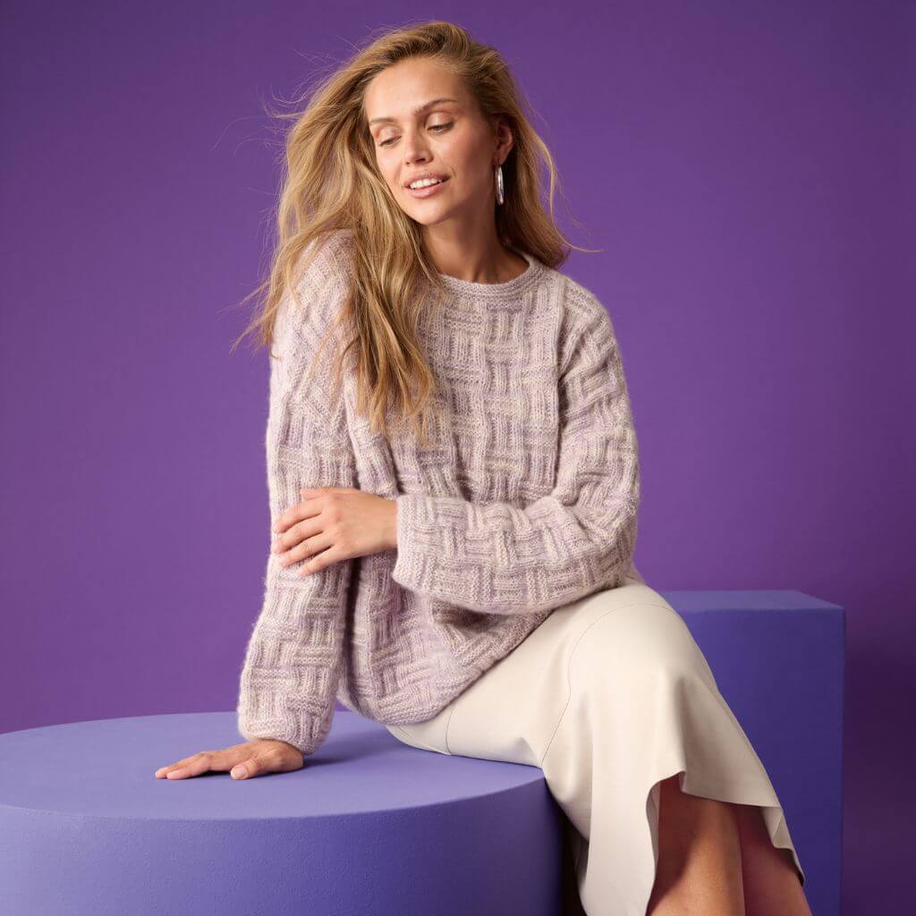 Pullover Flechtmuster Strickanleitung - Lana Grossa (Heft)