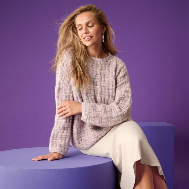 Pullover Flechtmuster Strickanleitung - Lana Grossa (Heft)