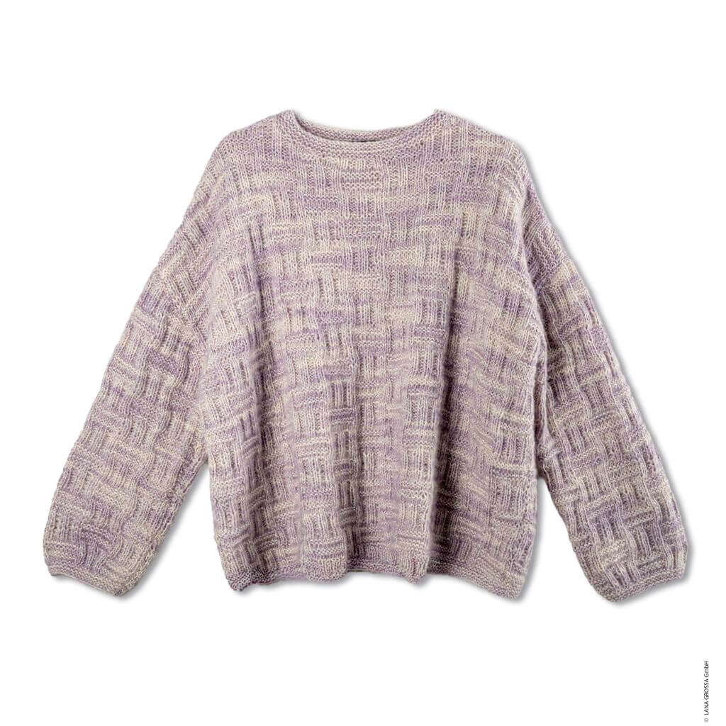 Pullover Flechtmuster Strickanleitung - Lana Grossa (Heft)